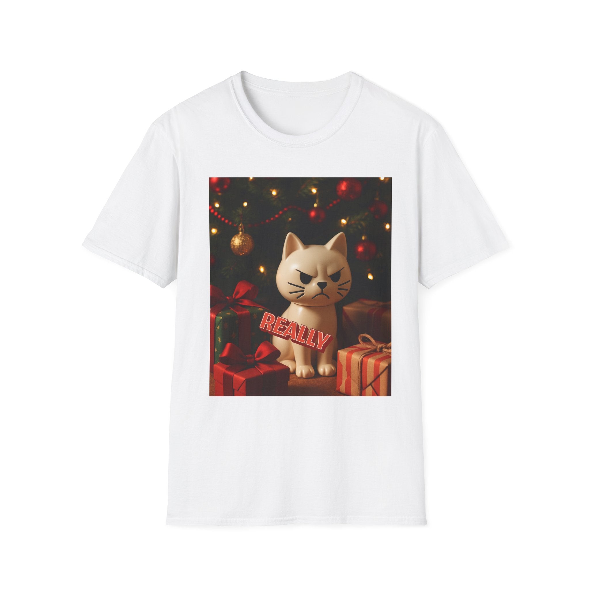 Christmas Grumpy Cat T‑Shirt — "Really" Funny Holiday Cat Tee