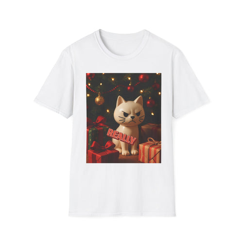 Christmas Grumpy Cat T‑Shirt — "Really" Funny Holiday Cat Tee