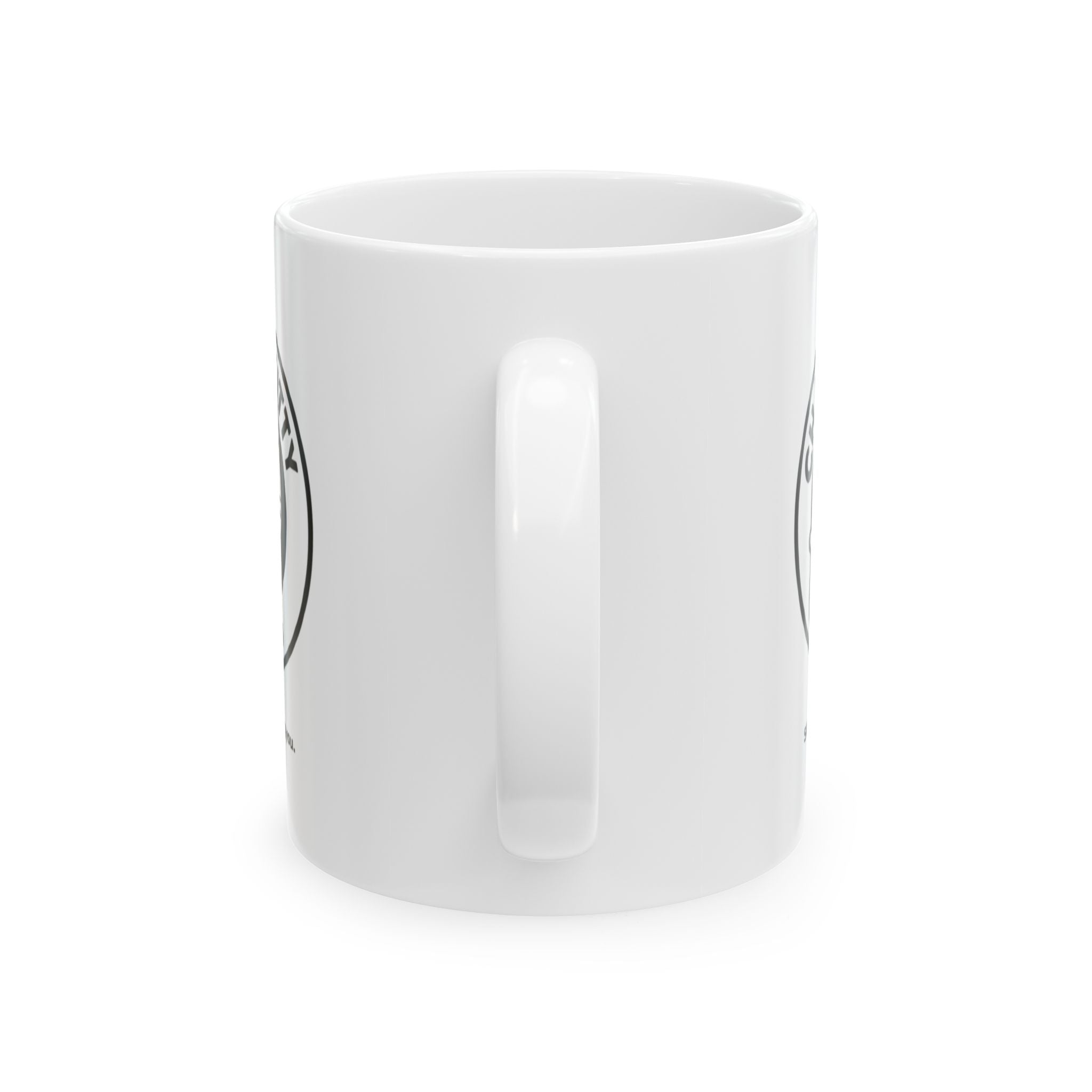 Curiosity Club Ceramic Mug — Funny Cat Logo Coffee Cup (11oz & 15oz)